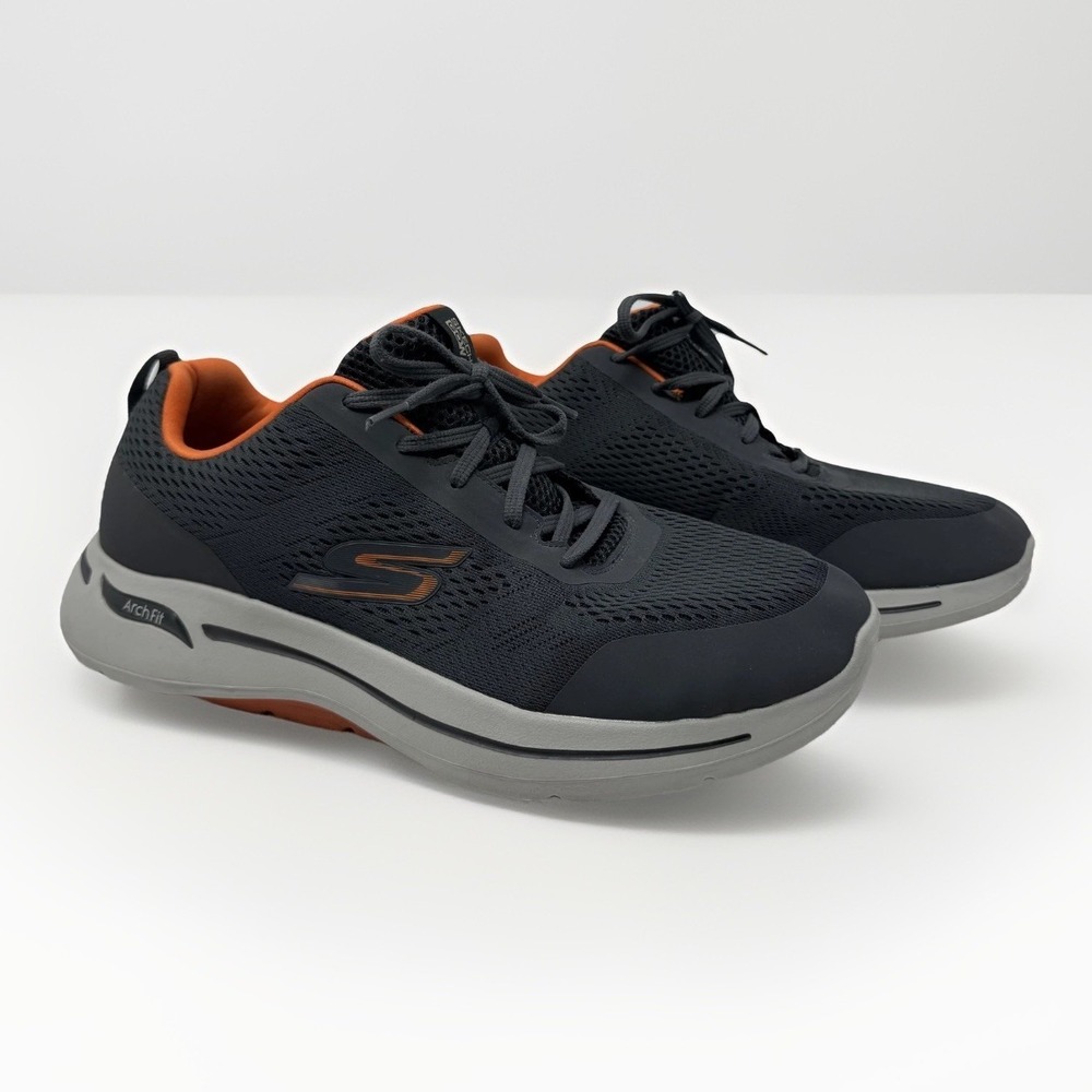 Skechers Arch Fit Shoes Mens Size 13 Gray Support Cushioned Casual Comfort
